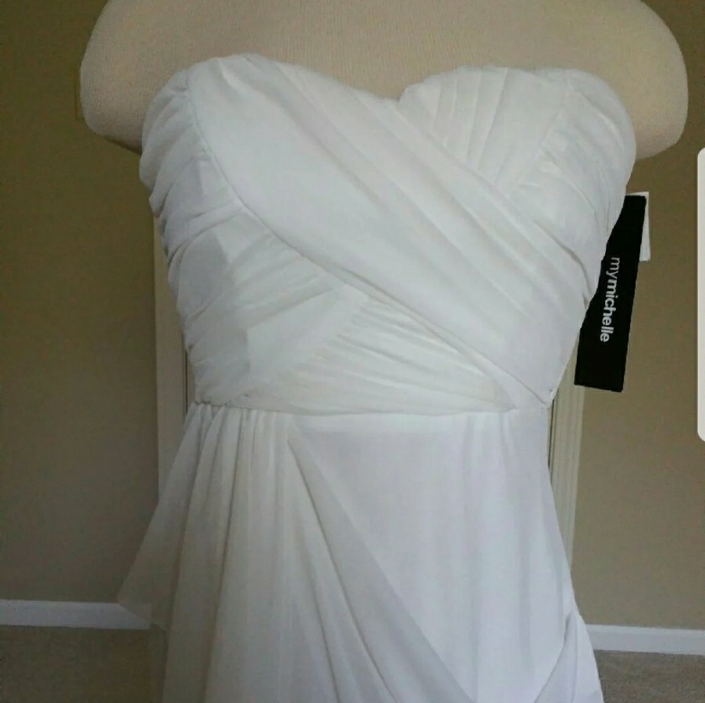 NWT My Michelle white dress